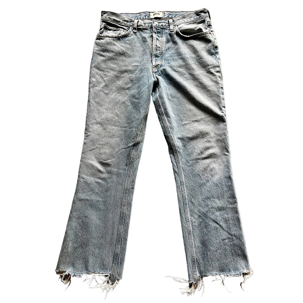AGOLDE Riley Cropped 5 Button Jeans Size 30